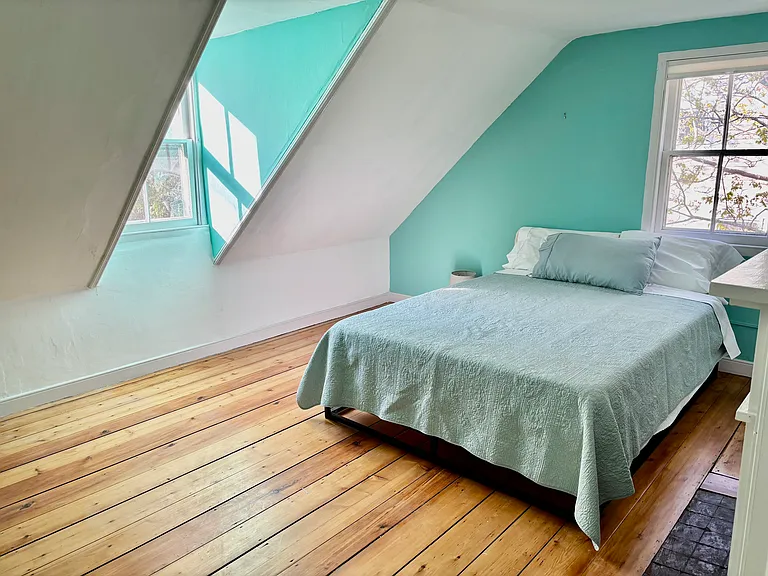 Clean, furnished bedroom inside the Refuge Recovery Housing residence
